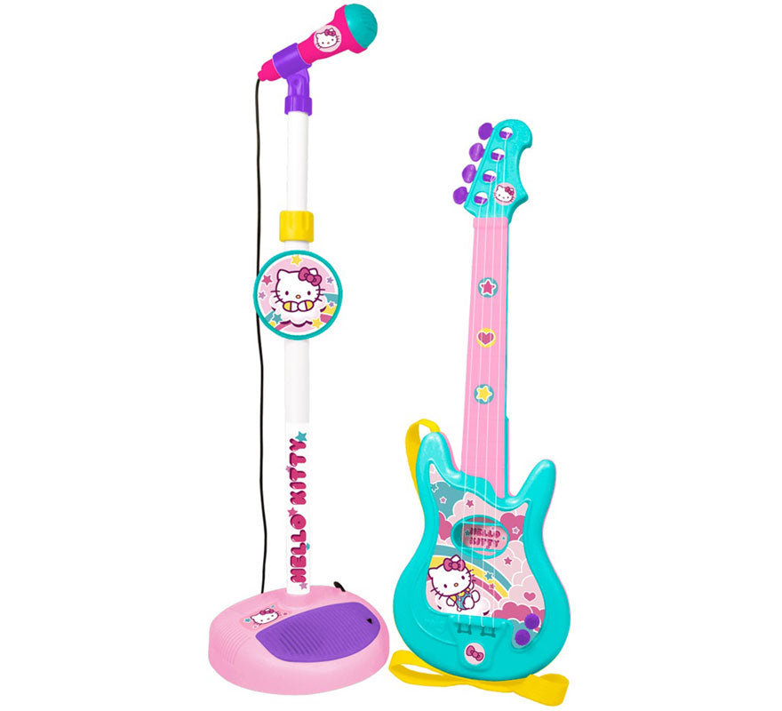 Translation missing: de.Pack Guitarra y Micrófono Hello Kitty