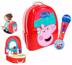 Peppa Pig Ankleidezimmer-Mikrofon und Rucksack-Set