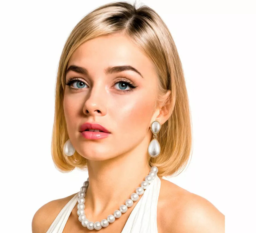 Translation missing: de.Pack Pendientes y Collar de Perlas de Diva
