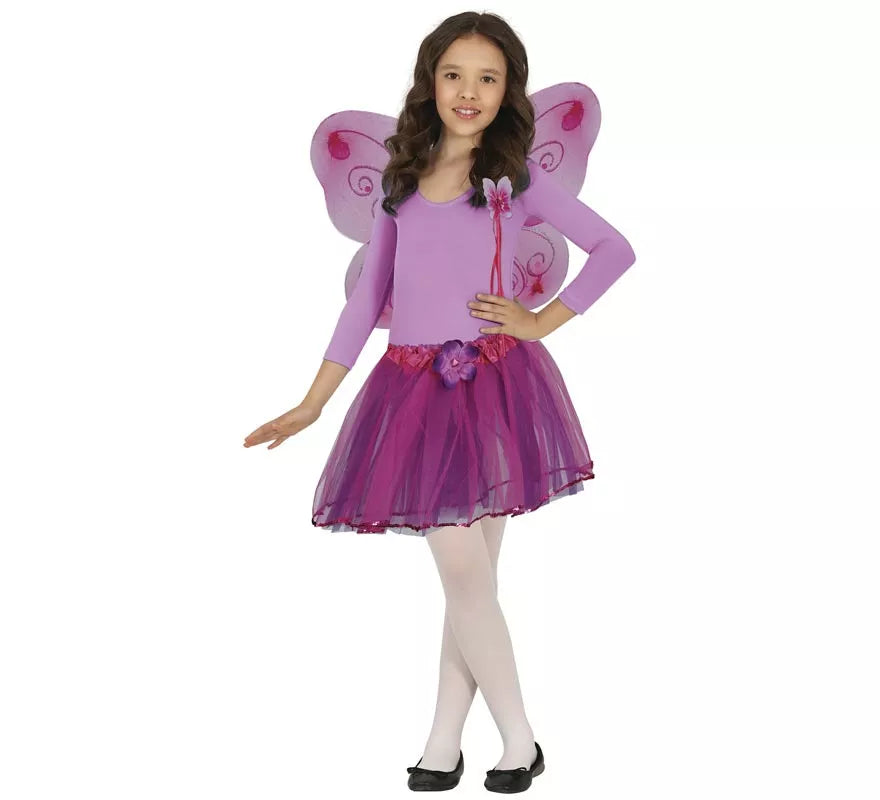 Translation missing: de.Pack Tutú, Alas y Lazo Mariposa rosa para niña