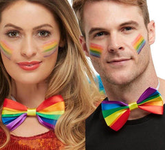 Regenbogenfliege mit Gummiband