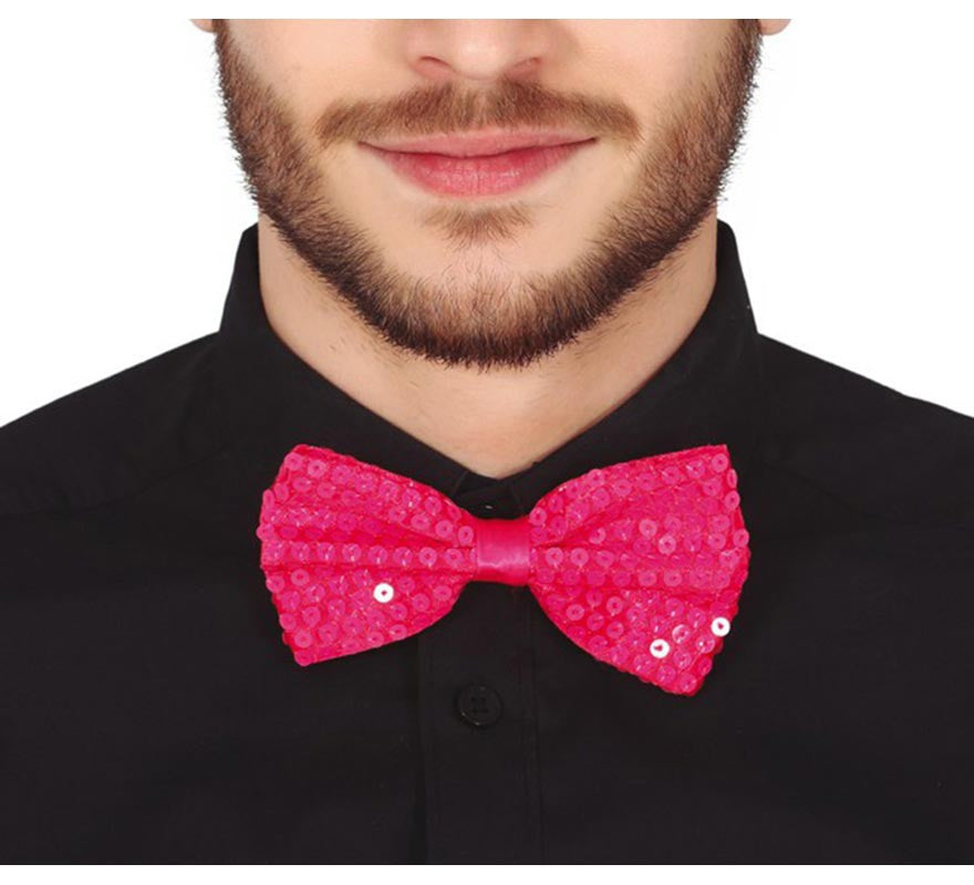 Translation missing: de.Pajarita de Lentejuelas Neón en varios colores de 12 cm