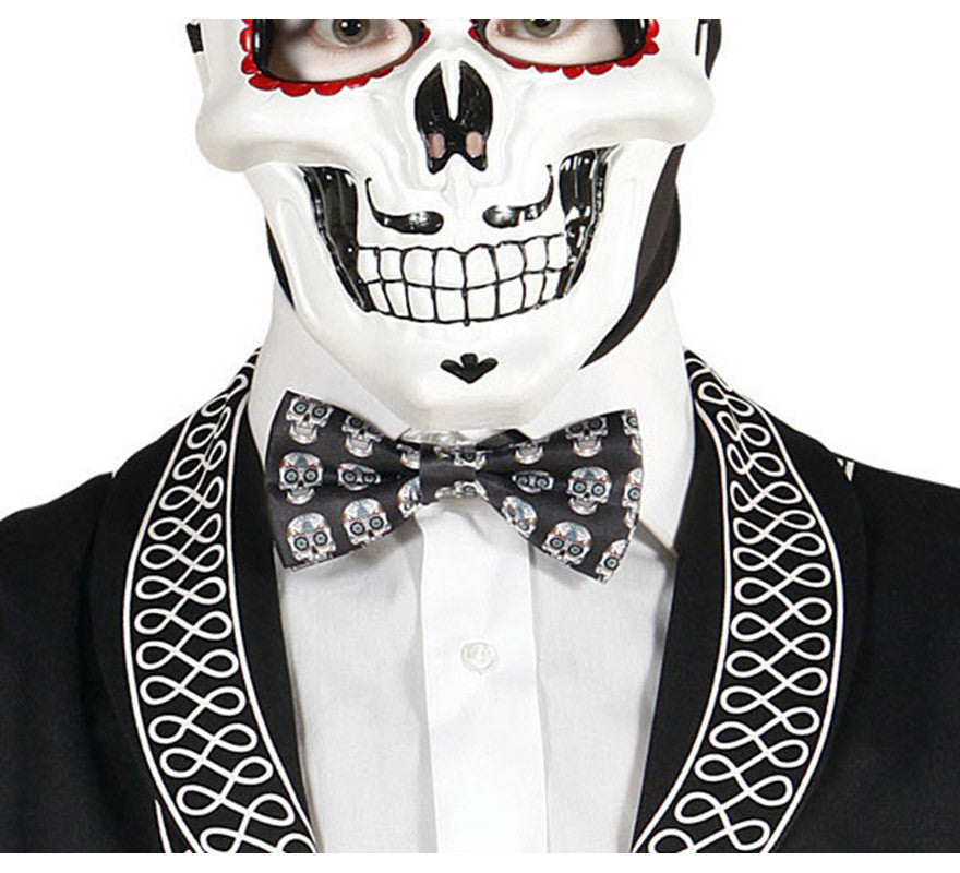 Translation missing: de.Pajarita Día de Los Muertos Catrina Regulable en Raso