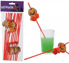 Kürbisstrohhalme 24Cm. (Set 12 Einheiten)