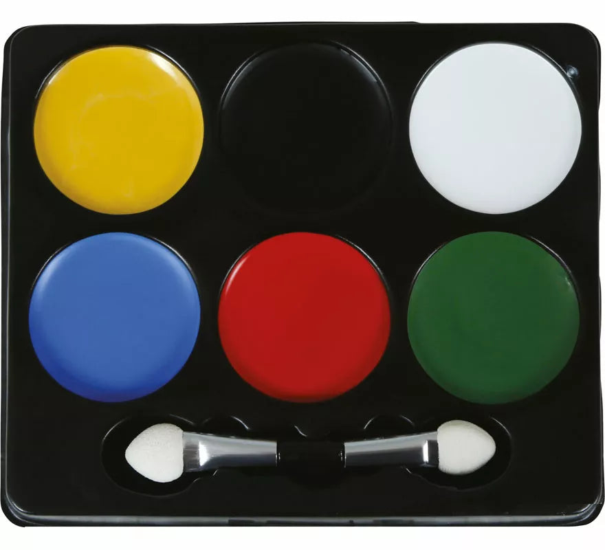 Translation missing: de.Paleta de 6 Colores con brochas