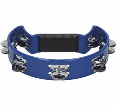 23 cm blaues Plastiktamburin