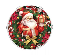 13 cm PVC-Weihnachtsmann-Tamburin