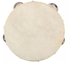 Ledertamburin mit den Maßen 16,5 x 4,3 cm