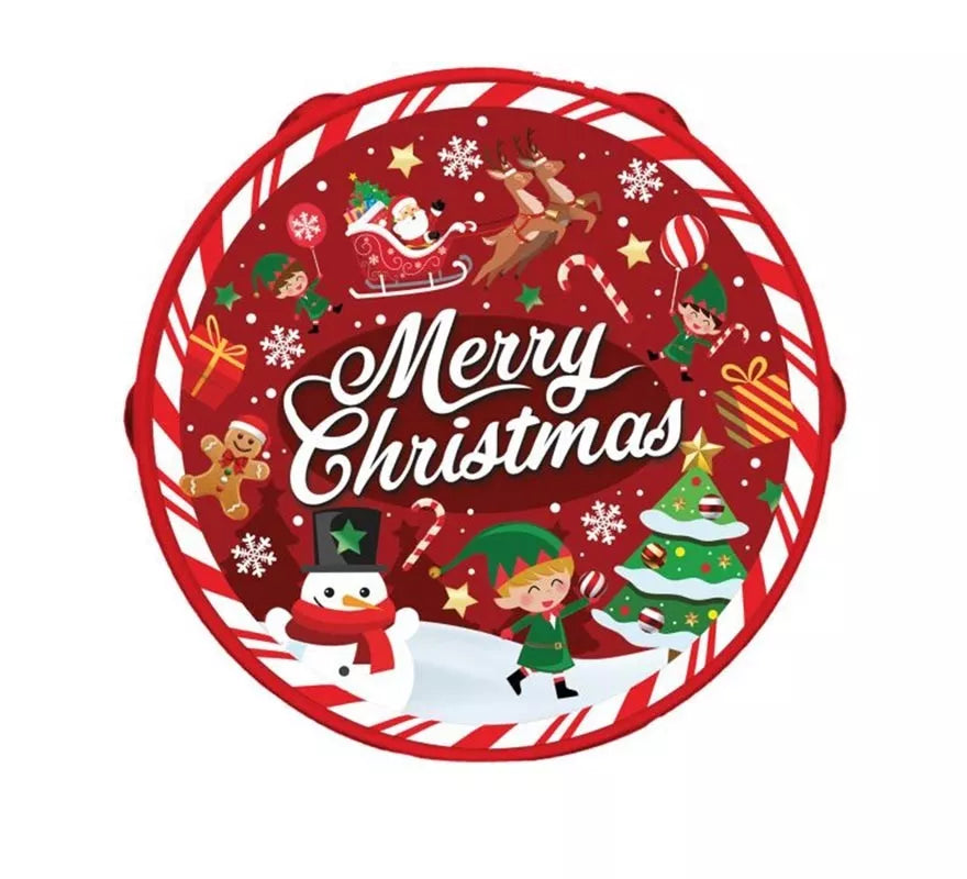Translation missing: de.Pandereta Merry Christmas de pvc de 13 cm