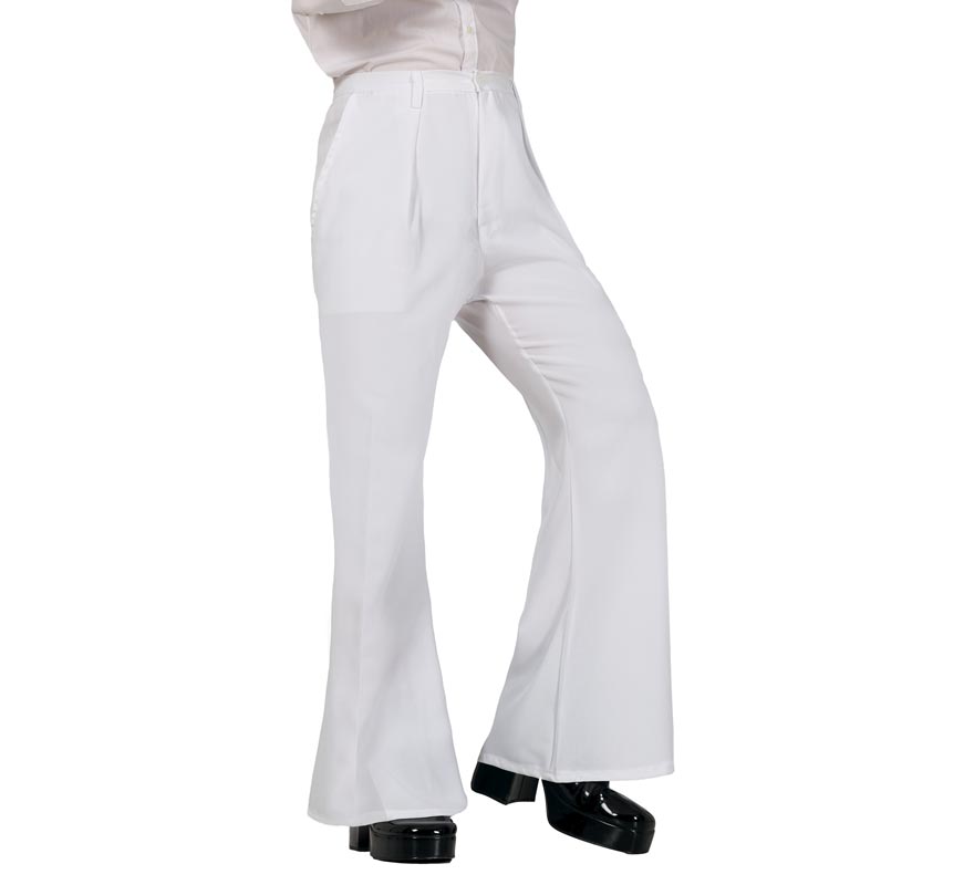 Translation missing: de.Pantalón Blanco de Disco para Hombre