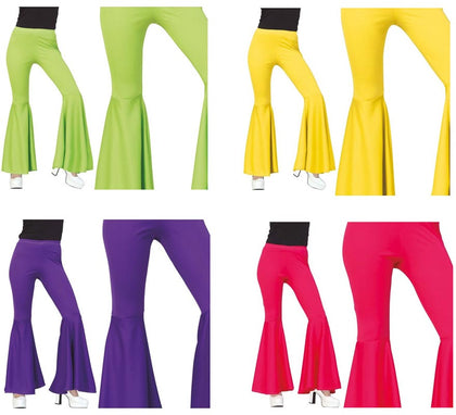Pantalón Campana Elástico Talla M (Medium) en varios colores para mujer