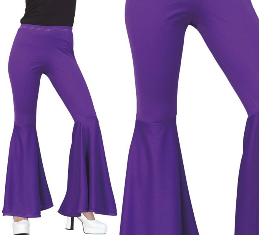 Translation missing: de.Pantalón Campana Elástico Talla M (Medium) en varios colores para mujer