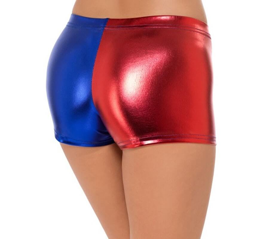 Translation missing: de.Pantalón de Bufón Rojo y Azul para mujer