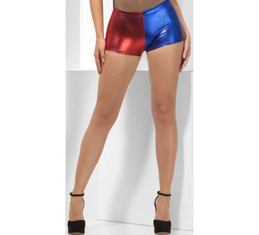 Translation missing: de.Pantalón de Bufón Rojo y Azul para mujer
