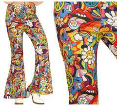 Hippie Peace and Love Hose für Damen