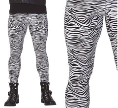Rock Pant mit Zebra-Print