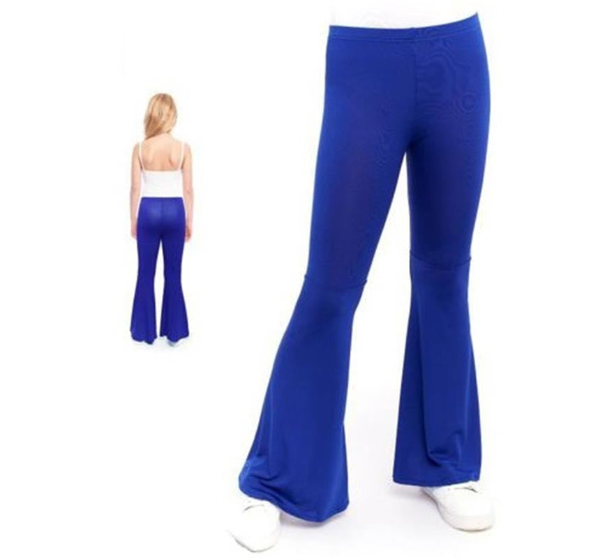 Translation missing: de.Pantalones de Campana de Punto color Azul para niños