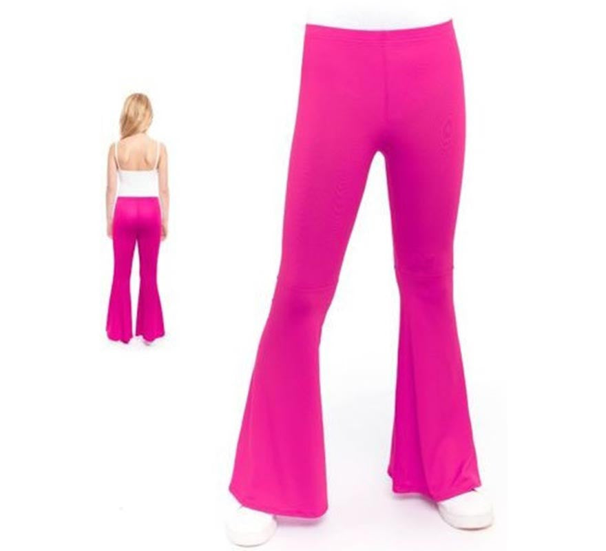 Translation missing: de.Pantalones de Campana de Punto color Fucsia para niños