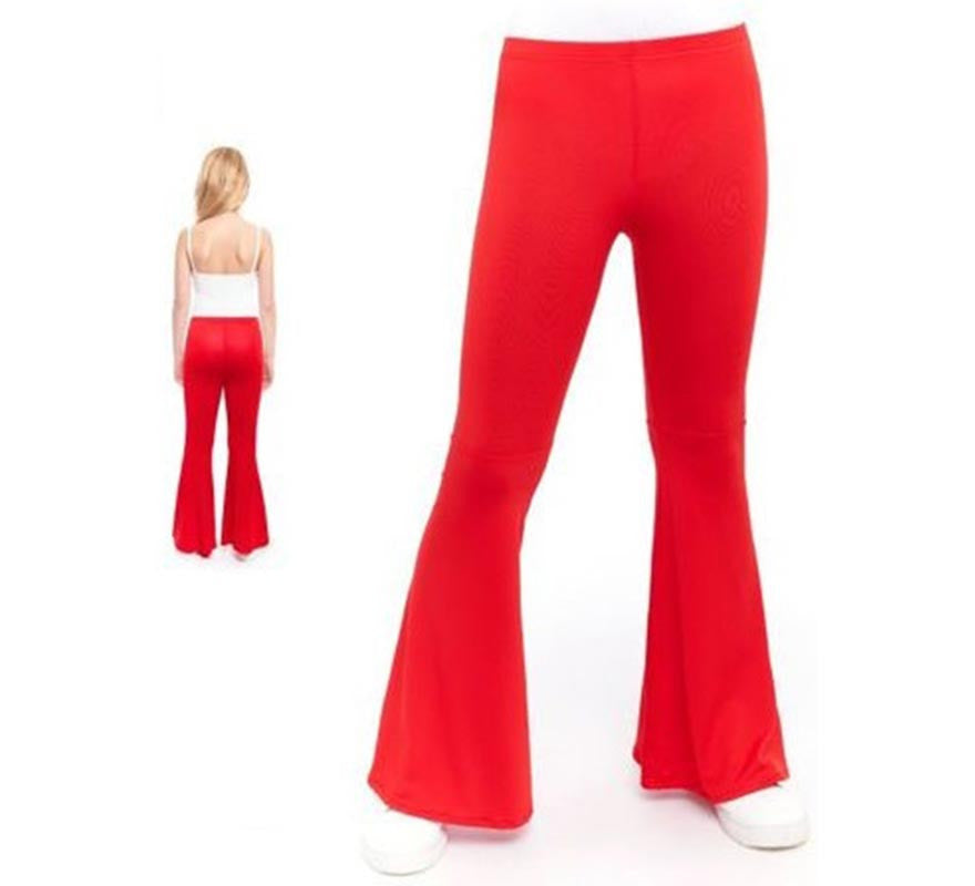 Translation missing: de.Pantalones de Campana de Punto color Rojo para niños