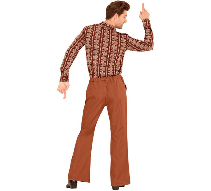 Translation missing: de.Pantalones Disco Años 70 marrón para hombre