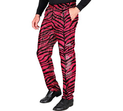 Fuchsia-Hose mit Fiesta-Animal-Print für Herren