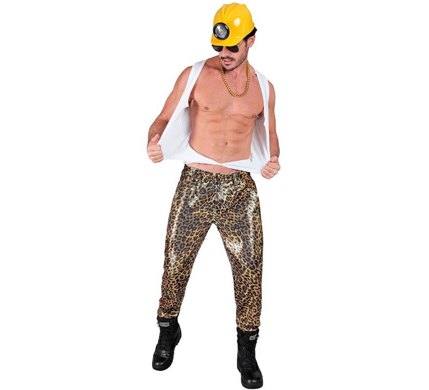 Pantalones Fiesta animal print leopardo para hombre
