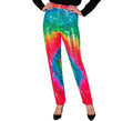 Pantalones multicolor neón para mujer