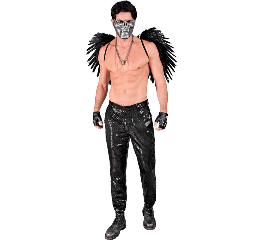 Translation missing: de.Pantalones negro con lentejuelas para hombre