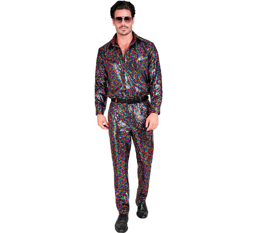 Translation missing: de.Pantalones puntos multicolor para hombre