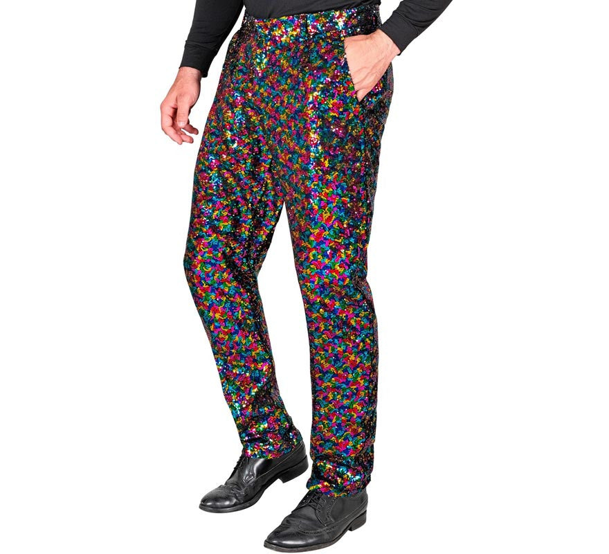 Translation missing: de.Pantalones puntos multicolor para hombre