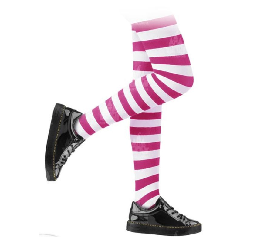 Translation missing: de.Panty a Rayas blanco infantil en varios colores