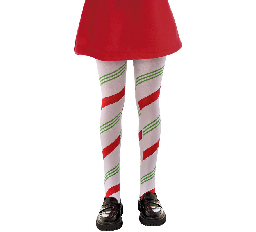 Translation missing: de.Panty a Rayas Lazo Navidad Infantiles
