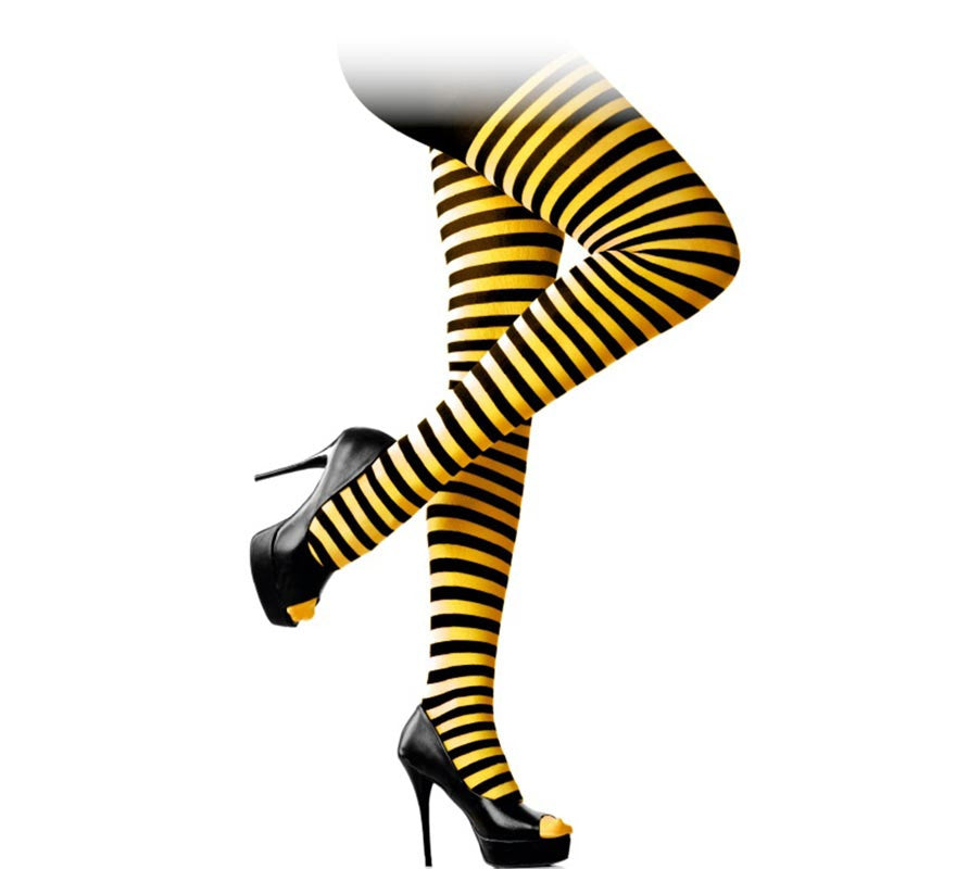 Translation missing: de.Panty a Rayas Negro Adulto en varios colores