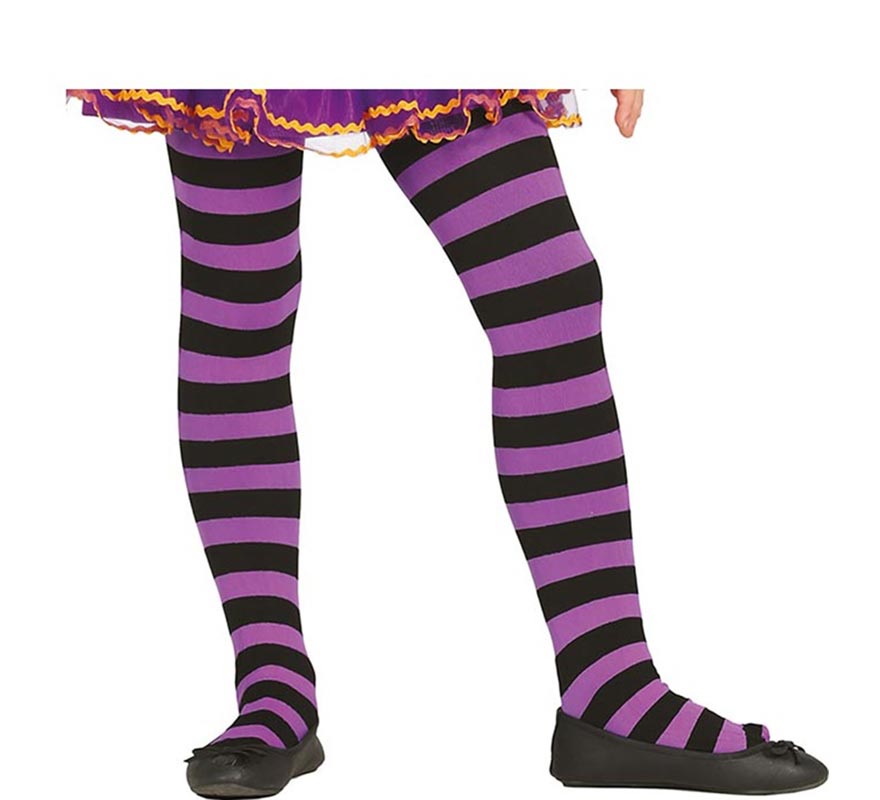 Translation missing: de.Pantys a Rayas en varios colores infantil de 7 a 12 años