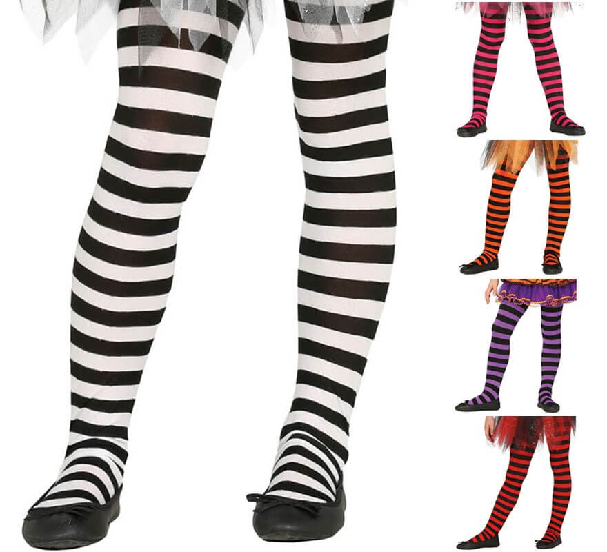 Translation missing: de.Pantys a Rayas en varios colores infantiles de 3 a 6 años