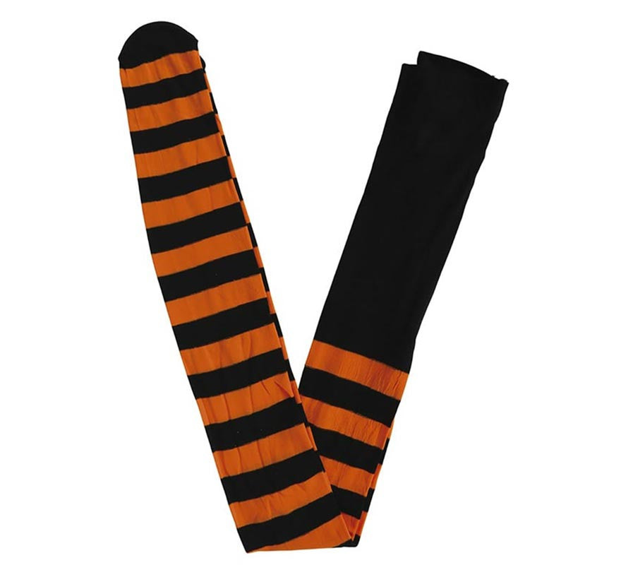 Translation missing: de.Pantys a Rayas naranja y negro