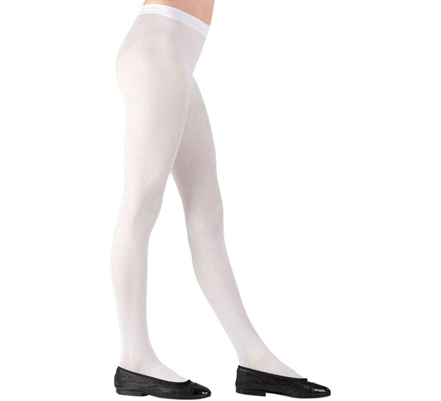 Pantys blancos de 40 DEN para niña