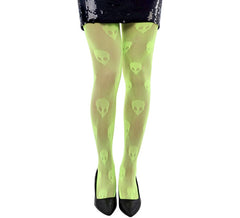 Fluoreszierende Alien-Strumpfhose
