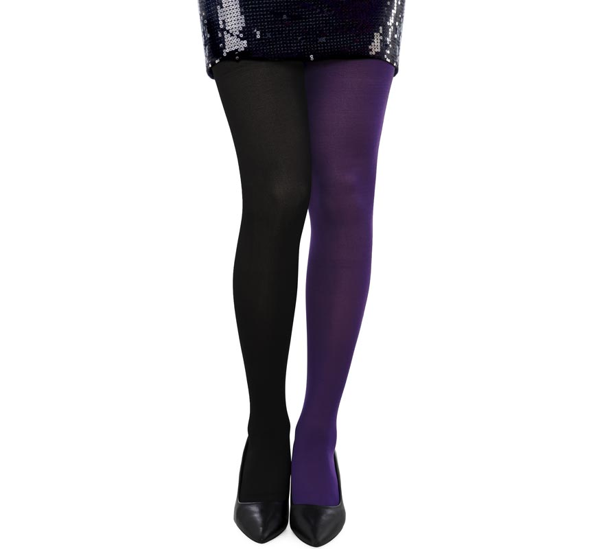 Translation missing: de.Pantys de Bicolor negro y morado