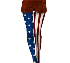 Patriot-Clown-Strumpfhose für Erwachsene
