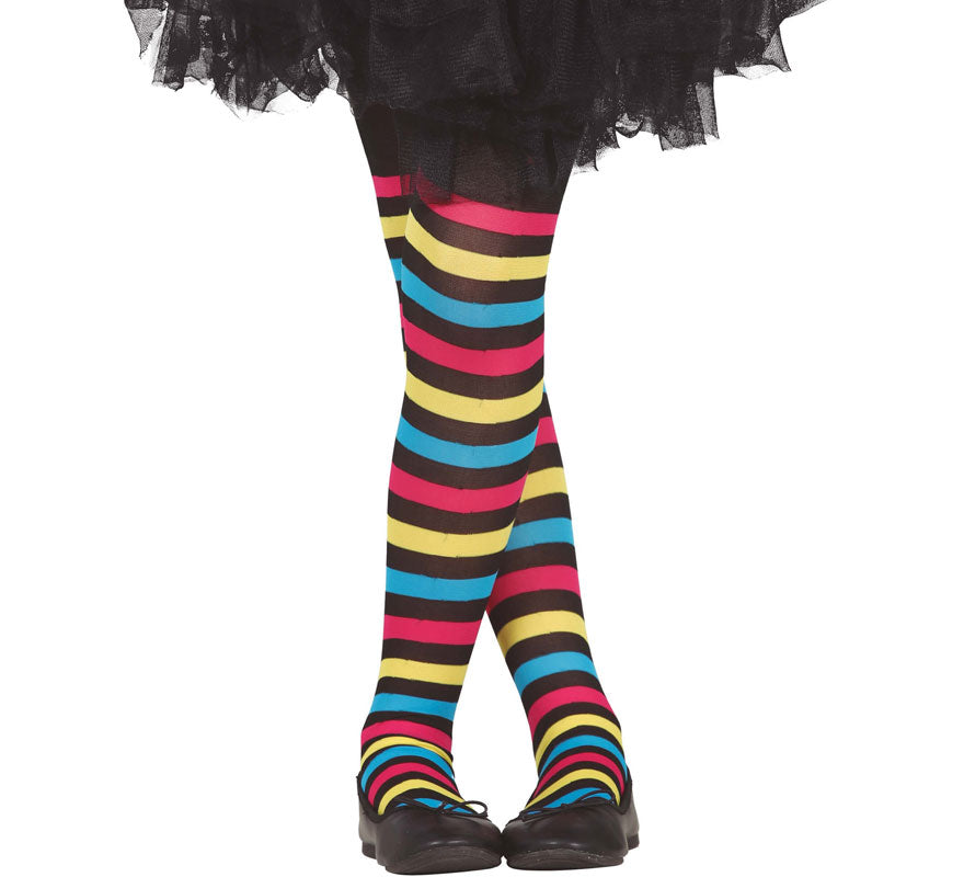 Translation missing: de.Pantys de Rayas Multicolores Infantiles