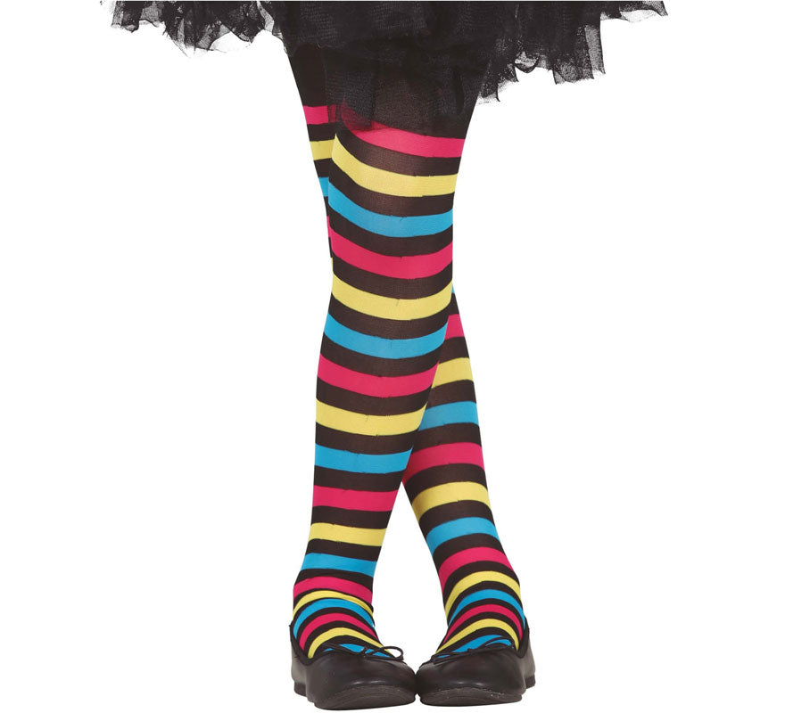 Translation missing: de.Pantys de Rayas Multicolores Infantiles