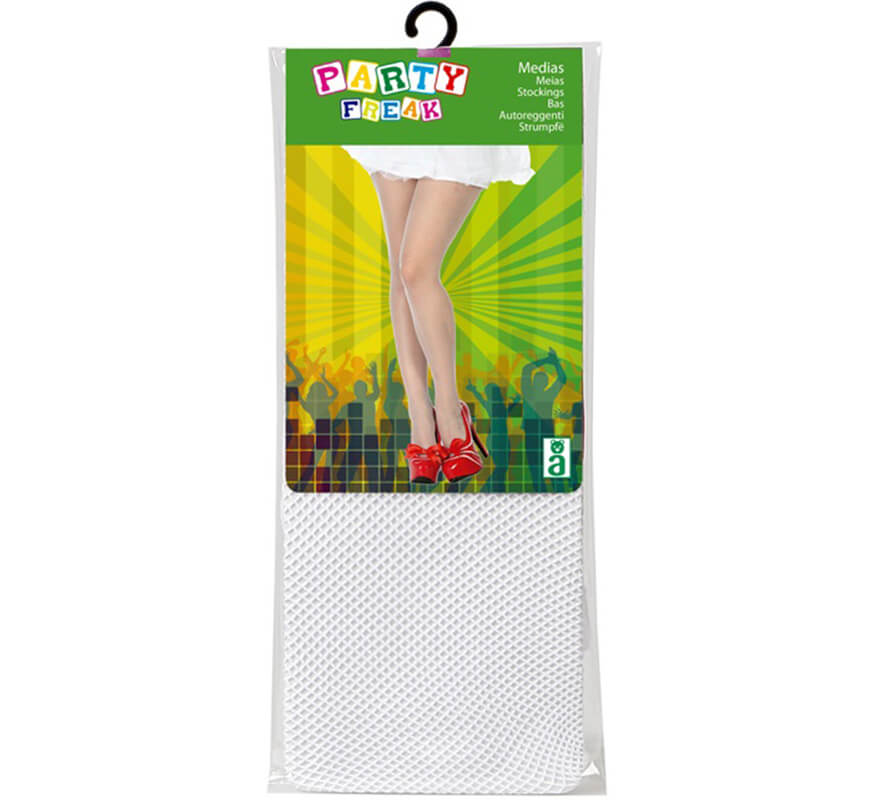 Pantys de Rejilla Blancas