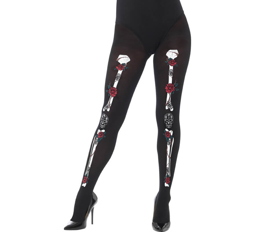 Translation missing: de.Pantys del Día de muertos Negras
