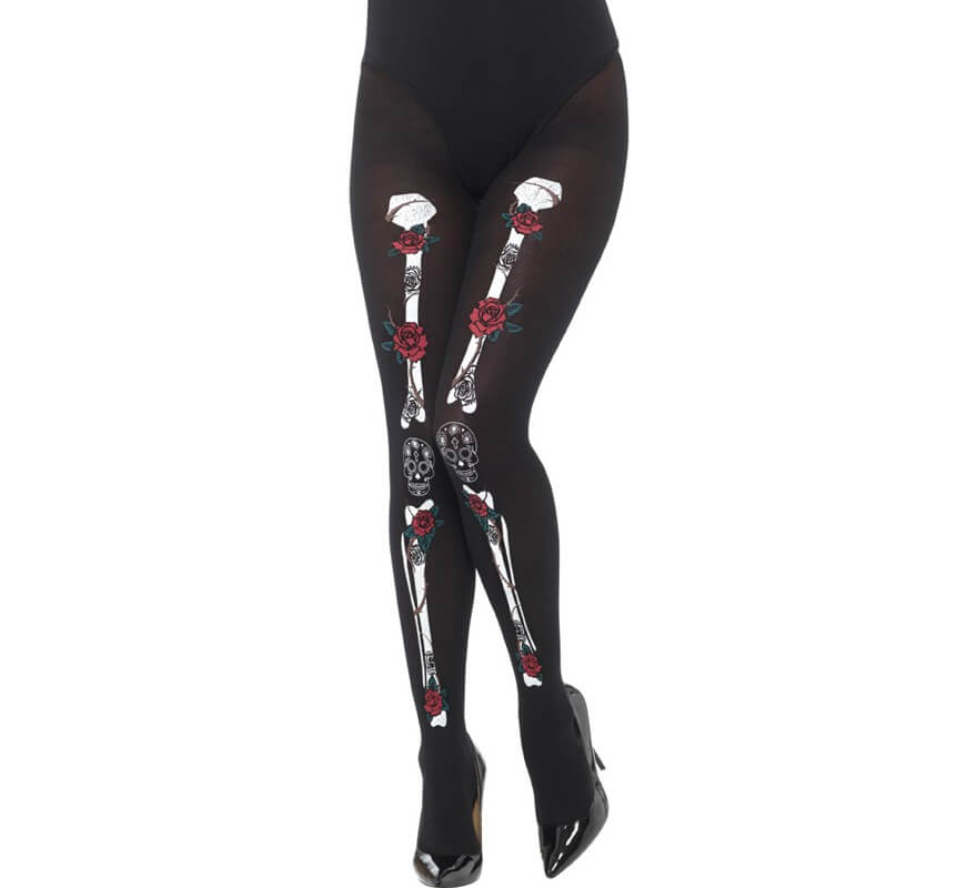 Translation missing: de.Pantys del Día de muertos Negras