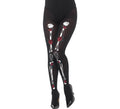 Pantys del Día de muertos Negras