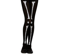 70 DEN Skelett-Strumpfhose für Mädchen