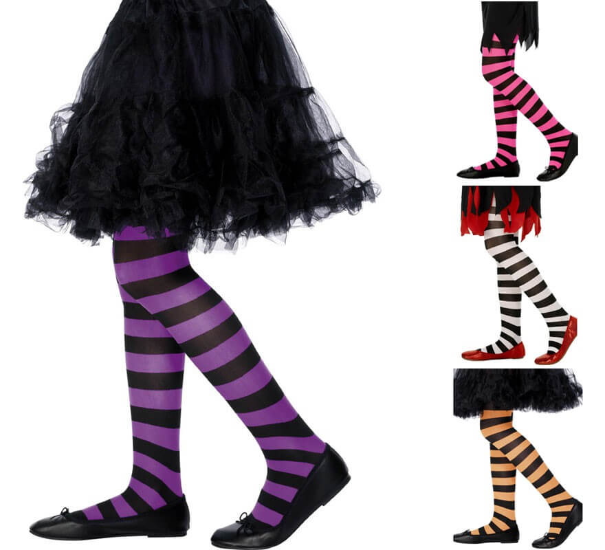 Translation missing: de.Pantys infantiles a rayas en varios colores
