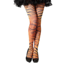 Tiger-Druck-Strumpfhose Multicolor