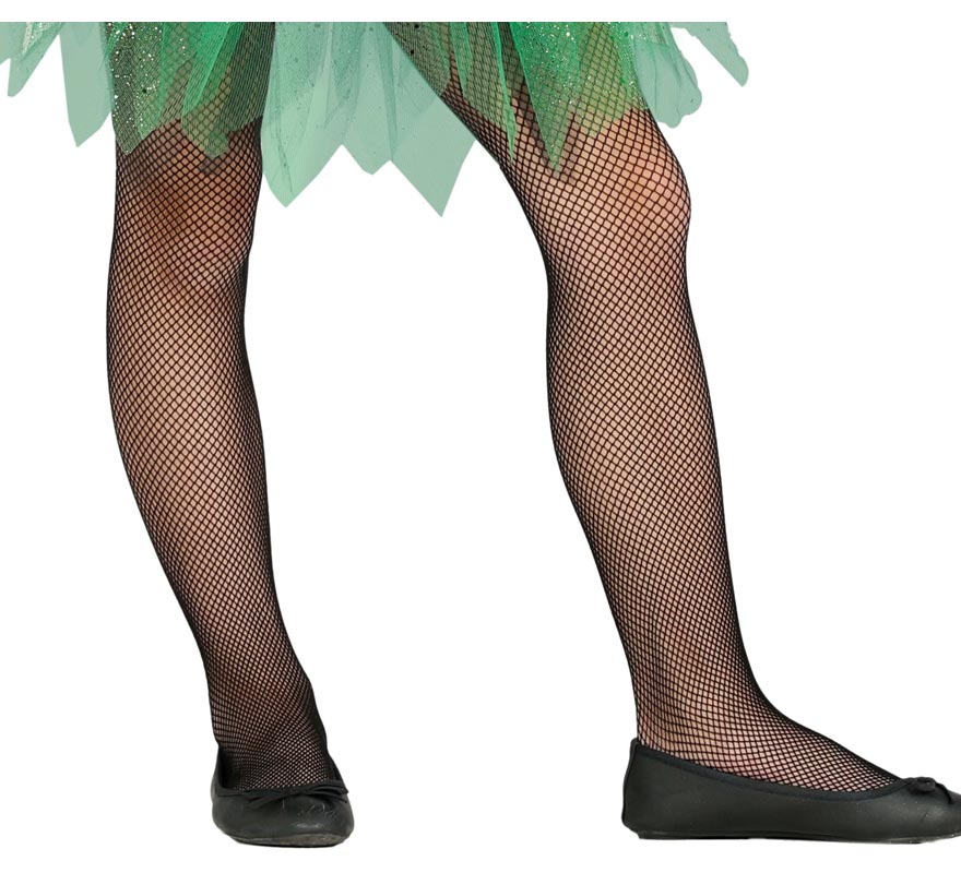 Pantys Negros de Malla Infantiles